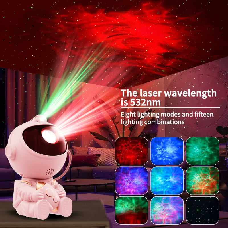 Nursery Sleep Set — Baby Soother + Astronaut Projector