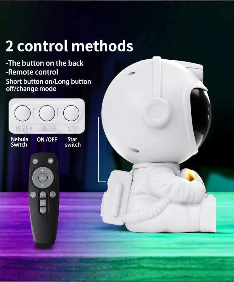 Nursery Sleep Set — Baby Soother + Astronaut Projector