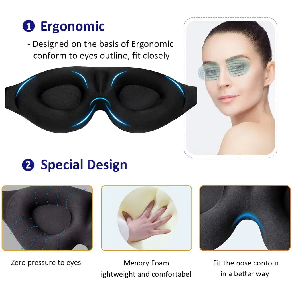 Pain-Free Night — Cervical Pillow + Sleep Mask