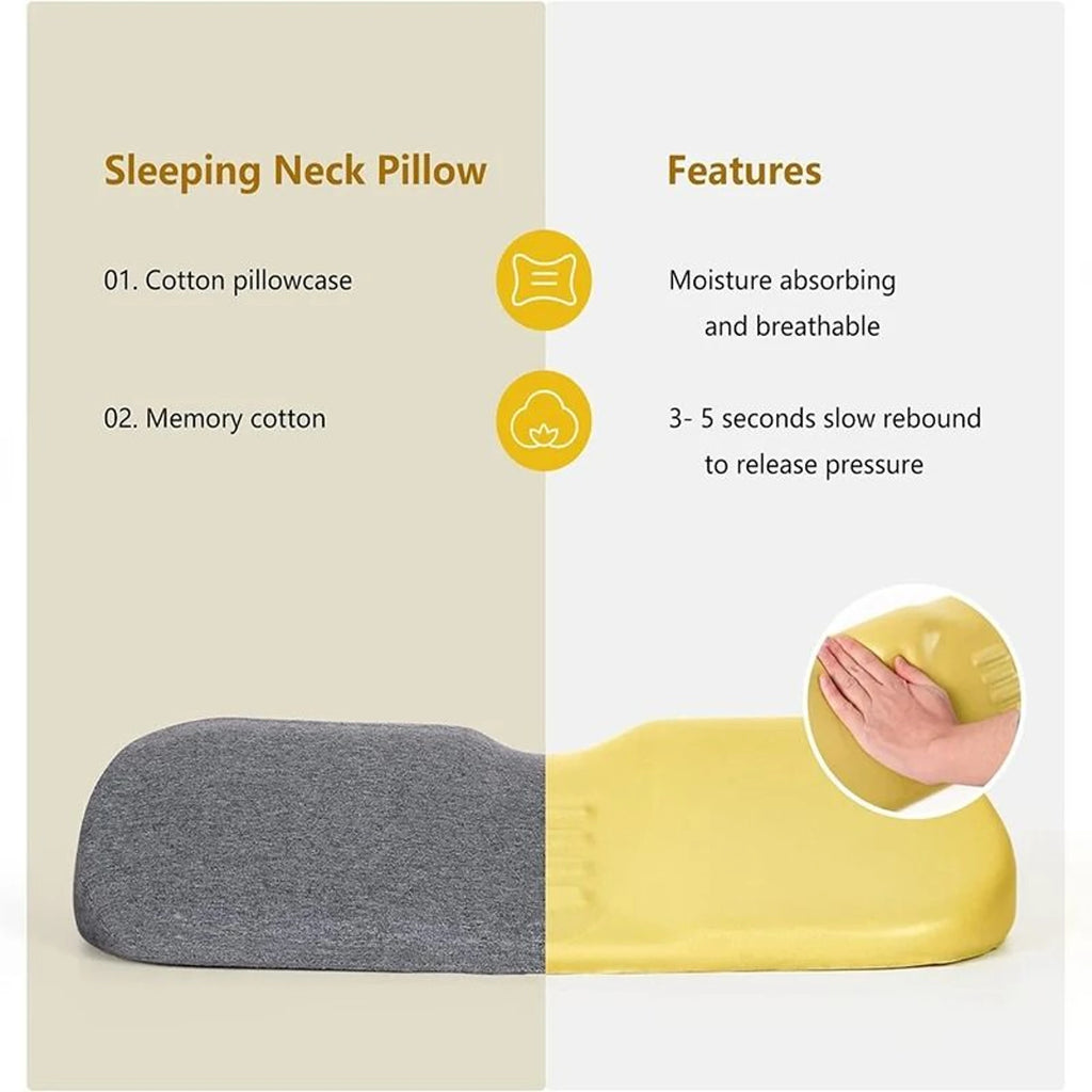 Pain-Free Night — Cervical Pillow + Sleep Mask