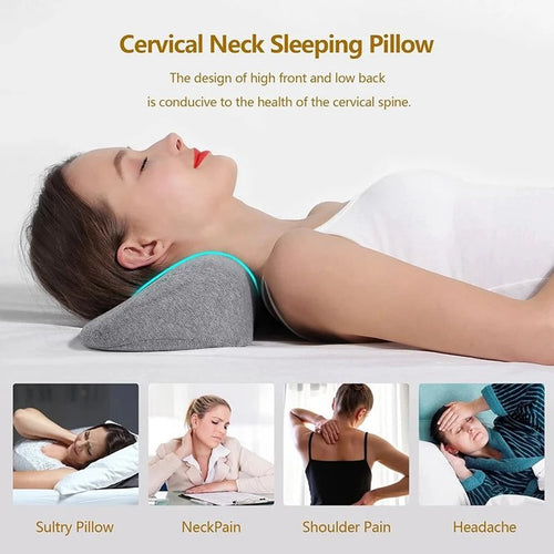 Cervical Memory-Foam Neck Pillow
